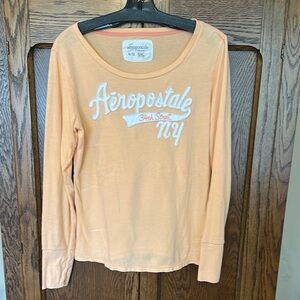 Aeropostale Apricot Long Sleeve Tee